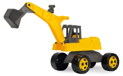 Produktbild von Lena GIGA TRUCKS SM02217, Bagger, 3 Jahr(e), Kunststoff, Holz, Grau, Gelb