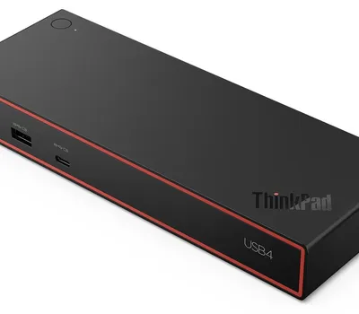 Immagine prodotto di Lenovo ThinkPad USB4 Dock 5000, cablato, Thunderbolt 4, 65 W, 1000 Mbps, nero, nero eclisse