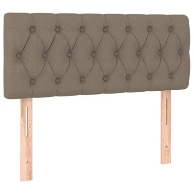 Immagine prodotto di Testiera in tessuto taupe 90x7x78/88 cm