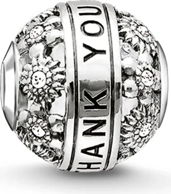 Produktbild von Thomas Sabo K0213-643-14 Karma Bead THANK YOU