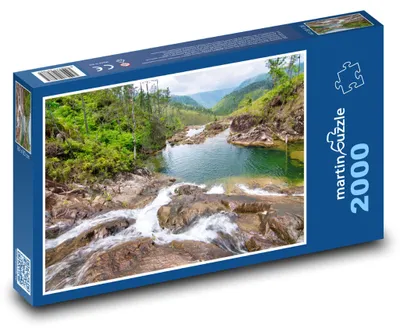 Obrázok produktu pre Puzzle 2000 Rieka s perejami a vodopádmi - martinpuzzle