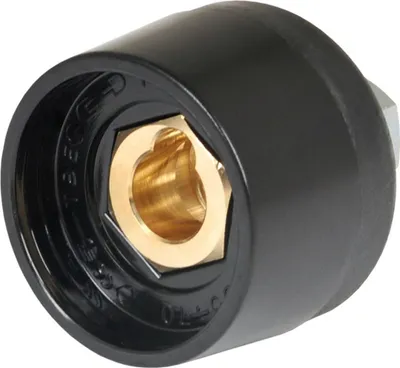 Produktbild von ELMAG Einbaubuchsen 10/16/25mm², schwarz, für Zapfen-Ø 9 mm 2 Stk. Packung - SB