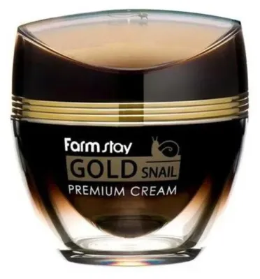 Produktbild von FARMSTAY Gold Snail Gesichtscreme mit Schneckenschleim und Gold 50 ml