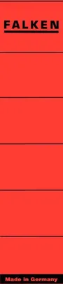 Produktbild von Ordnerrückenschilder selbstklebend 36x190mm VE=10x10 Stück  rot