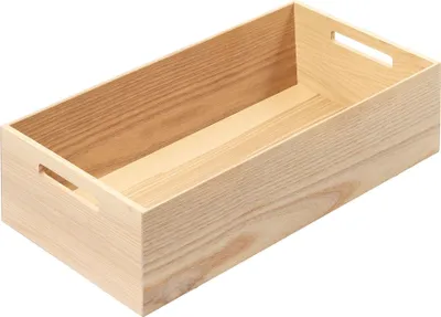 Produktbild von Holzbox 24x12x47cm, Funktionseinsatz Schublade, Massivholz Eiche