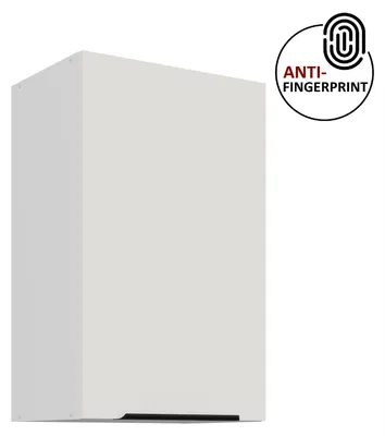 Produktbild von Küchen Hängeschrank 45 cm ARIA Weiss ultra matt + Weiss matt, hochwertige Fronten mit Anti Fingerprint Beschichtung Küchenzeile Küchenblock