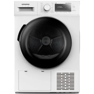 Zdjęcie produktu dla Suszarka z pompą ciepła Heinner HHPD-M9G3 9 kg, sterowanie dotykowe LED, funkcja zapobiegająca powstawaniu fałd, biała