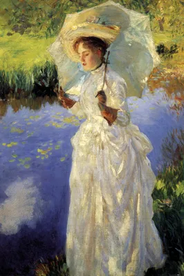 Zdjęcie produktu dla John Singer Sargent Art Print Obraz - Poranny spacer, 1888 (120 x 80 cm)