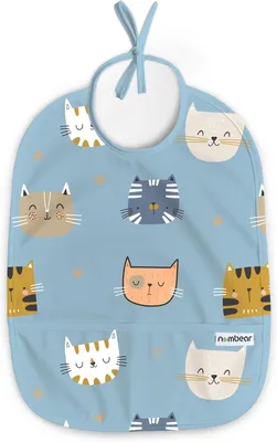 Obrázok produktu pre Detský bryndák bez rukávov, vodoodolný, pre 6-12 mesiacov, udržuje oblečenie čisté