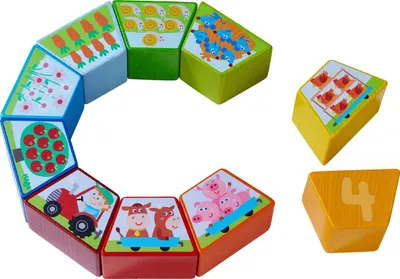 Image de HABA Jeu de construction de la ferme à chiffres (Jeu d'enfant)