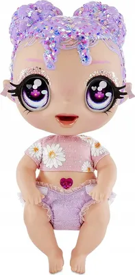 Produktbild von Glitter Babyz Doll- Lavender, Babypuppe, Weiblich, 3 Jahr(e), Mädchen, Mehrfarbig