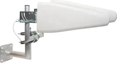 Produktbild von PremiumX LTE Antenne 3G 4G Mobiles Netzwerk 2x Außenantenne 10m Kabel Wandhalter
