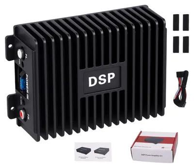 Image de Amplificateur automobile - Processeur de son DSP - 4 canaux - Gamme complète - 12 V - CE
