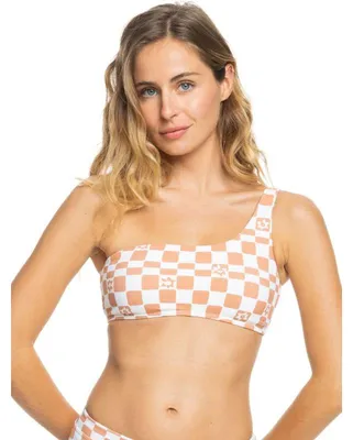 Productafbeelding van PLAVKY ROXY CHECK IT 2 - Asymmetrische top - wit - XS