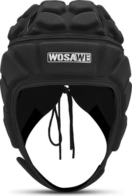 Zdjęcie produktu dla Regulowany kask bramkarski Sport Piłka nożna Piłka nożna Rugby Kask bramkarski Ochrona głowy Czapka Ochrona głowy