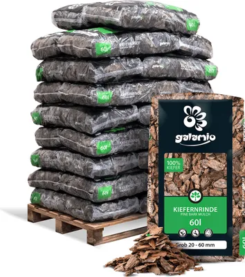 Produktbild von Galamio Rindenmulch Kiefer Grob 60l x 26 Sack 1560l Palette