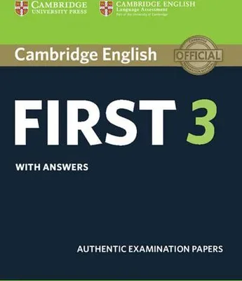 Obrázek produktu pro Cambridge English First 3. Student's Book with answers