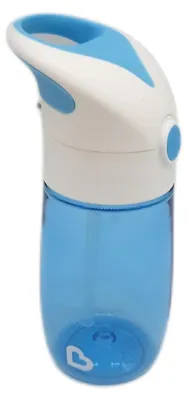 Zdjęcie produktu dla Munchkin Flip & Go™ niebieski kubek 355 ml ze słomką
