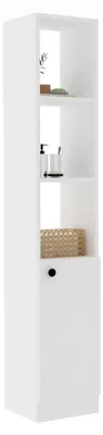 Produktbild von Leuca - Hochschrank, 30x30x170h cm Weiß, 3 Regalböden