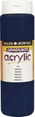 Produktbild von Daler Rowney Graduate Acrylfarbe Indigo 500 ml 1 stk