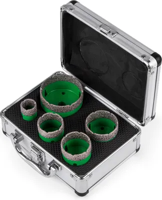 Obrázek produktu pro Sada diamantových vrtáků VEVOR Premium 5 ks M14 22/35/40/50/65mm vrtací keramika
