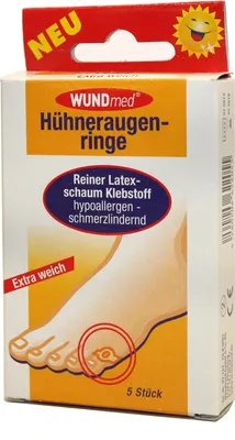 Produktbild von Hühneraugen Ringe Latex extra weich 5 St