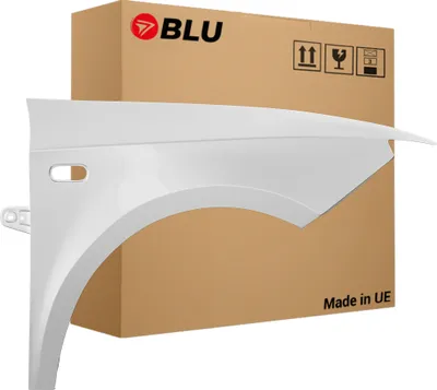 Produktbild von BLU Kotflügel Passend für Seat Ibiza (6J - IV 4. Generation) LB9A Rechts Weiß CandyWeiss | 2008-2017 | Vorderseite Vorne | Lackiert | Einbaufertig