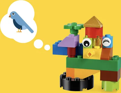 Obrázek produktu pro LEGO Classic - Základní kostky, dětské řemesla s touto didaktickou a kreativní stavebnicí (11002) LEGO
