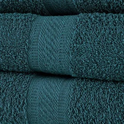 Produktbild von Unyqoos® 4er-Set weiche, saugstarke Badehandtücher – 100% ringgesponnene Baumwolle, schnelltrocknend, leicht, für Bad, Strand, Fitness & Spa