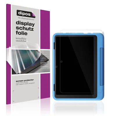 Produktbild von 2x Schutzfolie für Amazon Fire HD 8 Kids Pro 2024 klar Displayschutzfolie Folie Display Schutz dipos
