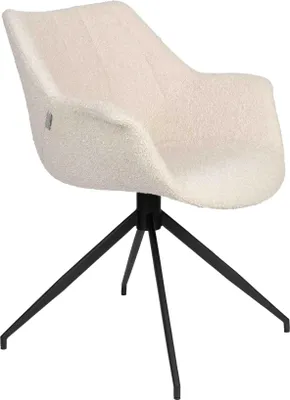 Produktbild von 2er Set Zuiver Doulton Drehstuhl Stahl/Polyester