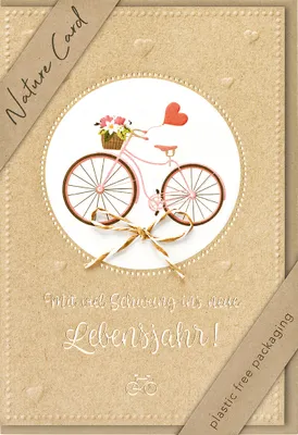 Produktbild von bsb 693015-2 Geburtstagskarte - Natur Card, inkl. Umschlag