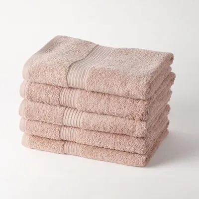 Obrázek produktu pro Set prosoape Today, 100% bumbac, 70x130cm, roz, 5 bucati