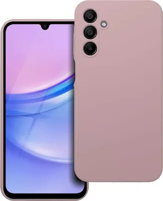 Produktbild von SILICONE 2mm Handyhülle für SAMSUNG Galaxy A15 5G / A15 4G puderrosa