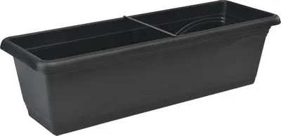 Obrázek produktu pro Balkonový truhlík Extra Flor antracitově šedý 60 cm