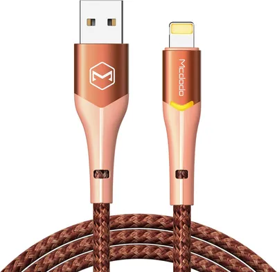 Obrázok produktu pre Mcdodo Usb Lightning Rýchlonabíjací Kábel 36W Pre Iphone 13 14 1M Led Oranžová