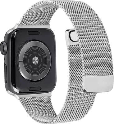 Obrázok produktu pre Eko, Milanaise náramok pre Apple Watch 38/40/41 mm z nehrdzavejúcej ocele, strieborný