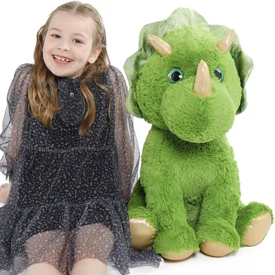 Obrázok produktu pre Plyšový Triceratops, hračka, 62 cm, pre deti