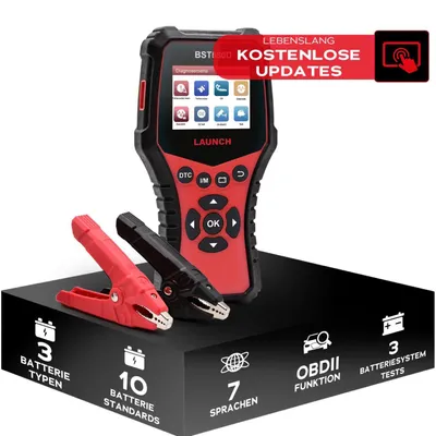 Produktbild von LAUNCH Batterietester BST-580D KFZ und OBD Scanner mit 3 Batteriesystemtests