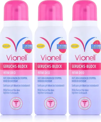 Produktbild von Vionell Geruchs-Block Intim Deo 125ml - Sanft im Intimbereich (3er Pack)