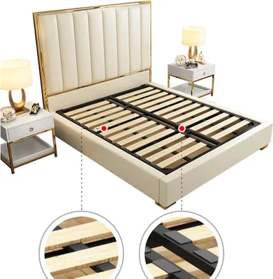 Produktbild von Luxus Schlafzimmer Möbel Bett 2x Nachttisch Set Betten Hotel Möbel 3tlg. Wohnen