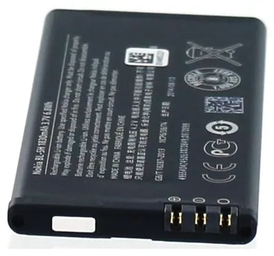 Produktbild von Akku für Nokia Lumia 630 Li-Ion 3,8 Volt 1830 mAh schwarz.
