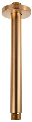 Obrázok produktu pre Stropný sprchový ramená, okrúhly, 200 mm, matná meď
