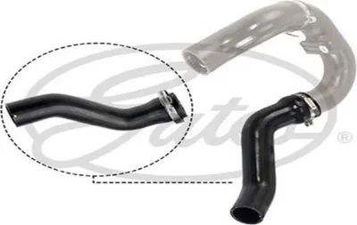 Produktbild von GATES 09-0473 Turbo Ladeluftschlauch für FIAT DOBLO Kasten/Kombi (263) Doblo Kombi (263) DOBLO Pritsche/Fahrgestell (263)