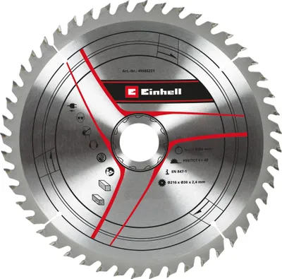 Produktbild von Einhell Stat. Sägen-Zubehör Sbl D 216x30x2,4 Z48