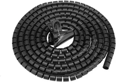 Immagine prodotto di Tubo flessibile a spirale nero - 30 m x 16 mm