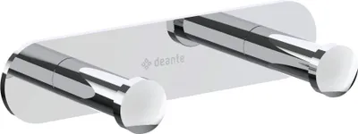 Produktbild von Deante | Handtuchhalter - Doppelhaken - Chrom - Minimalistisches Design - Hohe Funktionalität