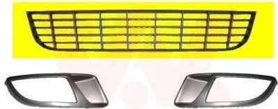 Image de VAN Wezel | Grille d'aération, pare-chocs (1629590) adaptable sur Fiat
