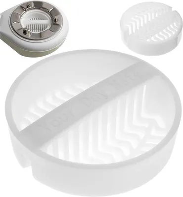 Produktbild von Famanu Haarfilter für Duschabläufe - Set von 2, Weiß