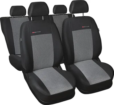 Produktbild von Auto-Dekor Maßgefertigte Sitzbezüge Schonbezüge Nissan Micra schwarz